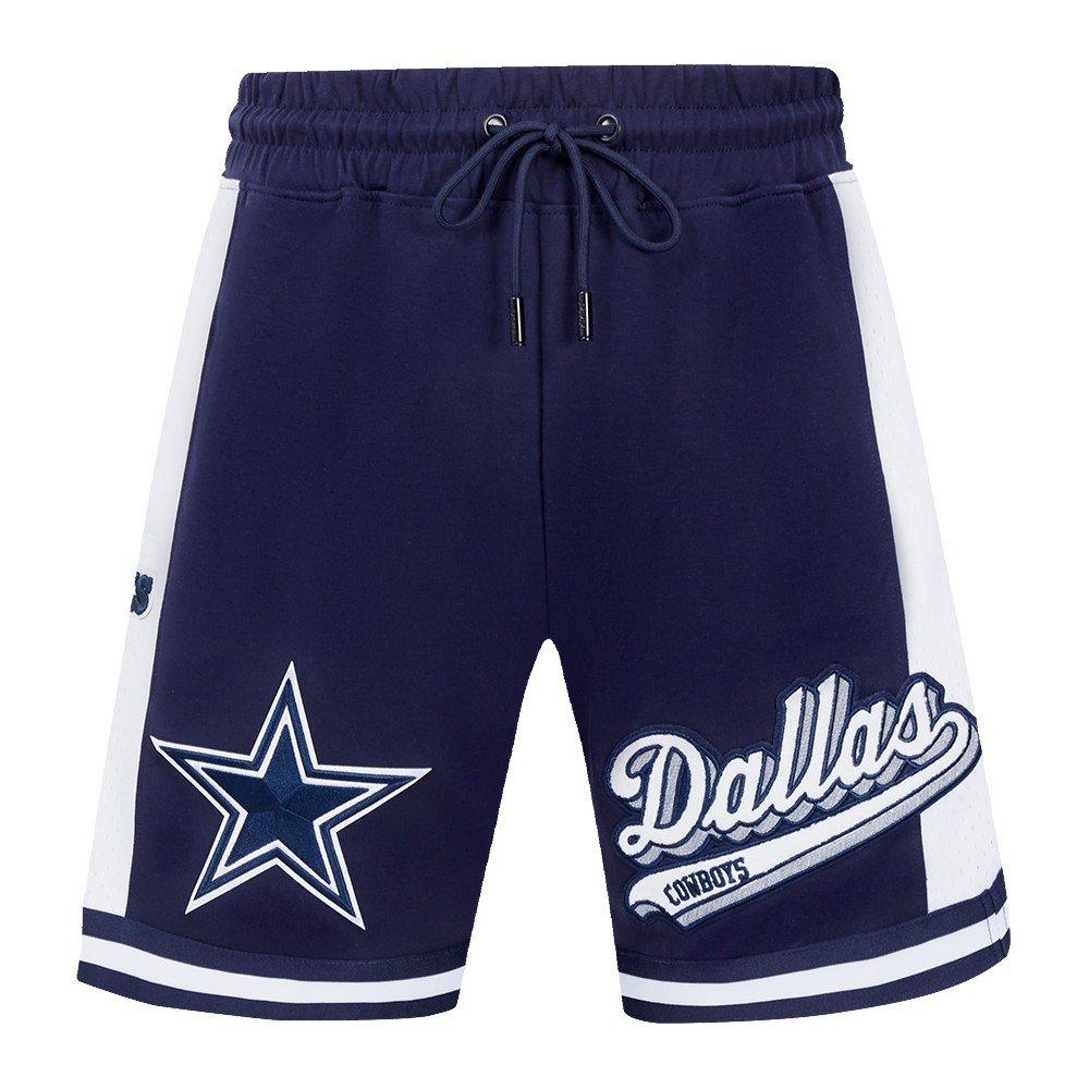 Pro Standard Men's NFL Dallas Cowboys Script Tail Double Knit 2.0 Short - Navy - NAVY